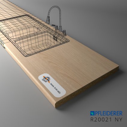 PFLEIDERER - Pracovná Doska - R20021 NY - 4100 x 900 x 38 mm - VÝBEH (NO SKLAD)