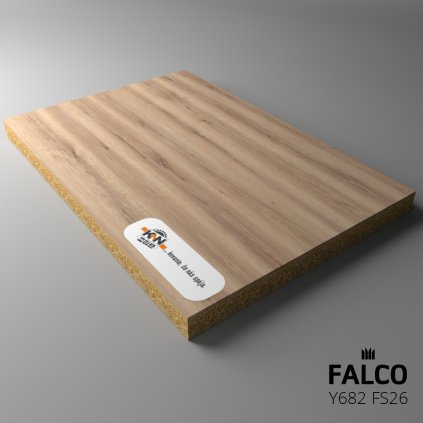 FALCO - DTDL - Y682 FS26 - 2800 x 2070 x 18 mm - Natural Arcena Oak