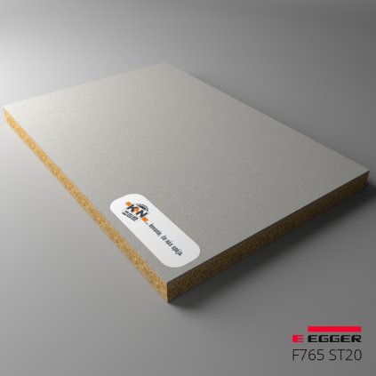 EGGER - DTDL - F765 ST20 - Kov striebor. sivý brúsený - 18 mm