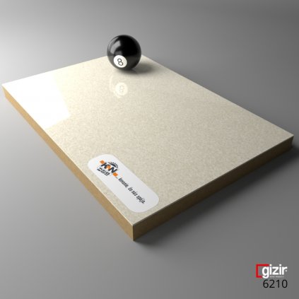 MDF - GIZIR - 6210 - White Sparkle - 2800 x 1220 x 18 mm