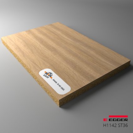 EGGER - DTDL - H1142 ST36 - Dub Sacramento hnedý - 18,6 mm