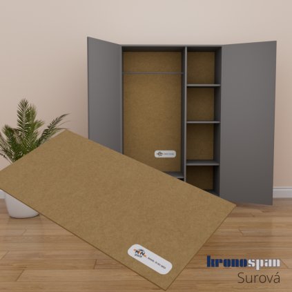 KRONOSPAN - HDF - Surová - 2800 x 2070 x 3 mm