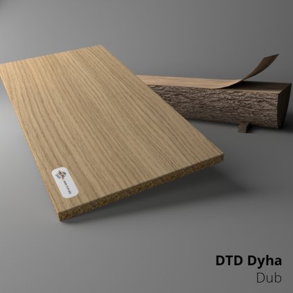 DTD dyhovaná - TREND NATUR - Dub radiálny CHARISMO - 2800 x 2070 x 29 mm