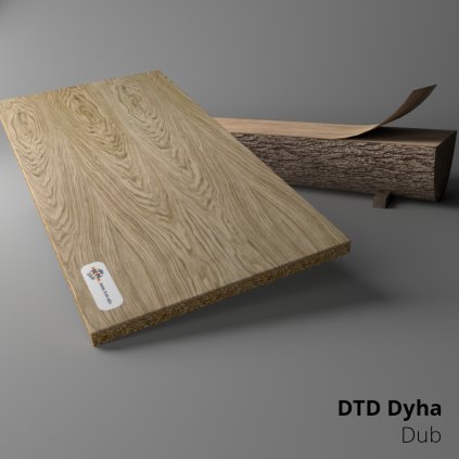 DTD dyhovaná I - Dub fláder A+/B - 2800 x 2070 x 19 mm