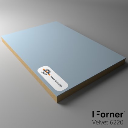 Velvet - MDF - 19mm -  NanoTech 6220 modrá Ultra Mat 2800x1300