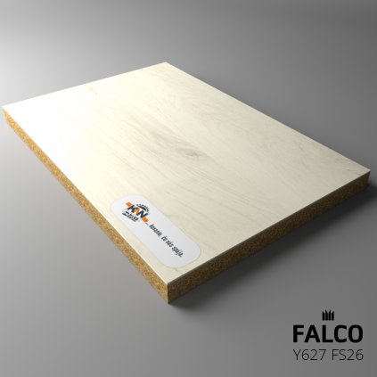 FALCO - DTDL - Y627 FS26 - 2800 x 2070 x 18 mm - White Arwen Oak