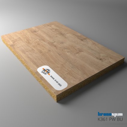 KRONOSPAN - DTDL - K361 PW - Gold Harbor Oak - 2800 x 2070 x 18 mm