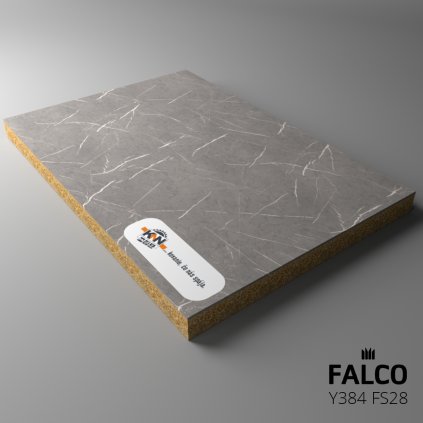 FALCO - DTDL - Y384 FS28 Grey Allegro 2800 x 2070 x 18 mm