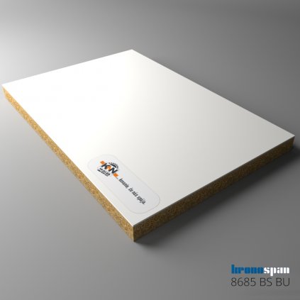 KRONOSPAN - DTDL - 8685 BS - Snow White - 2800 x 2070 x 18 mm