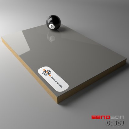 SENOSAN - MDF - 85383 LESK - jednostranne - Šedohnedá tmavá - 2800 x 1300 x 19 mm