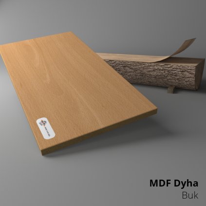 MDF dýhovaná - Buk A/B - 2800 x 2070 x 19 mm