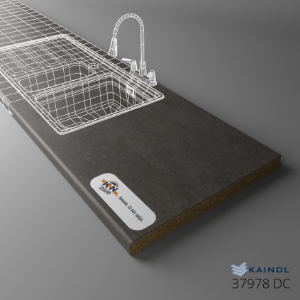 KAINDL - Pracovná doska - 37978 DC - Mocca