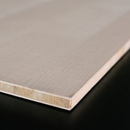 Laťovka - dýhovaná - Buk A/A - 2500 x 1250 x 39 mm