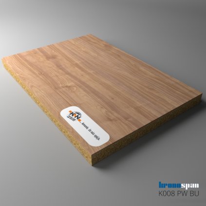KRONOSPAN - DTDL - K008 PW - Light Select Walnut - 2800 x 2070 x 18 mm