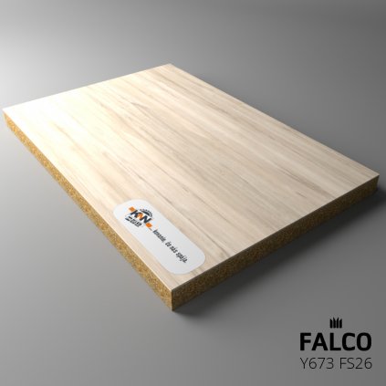 FALCO - DTDL - Y673 FS26 - 2800 x 2070 x 18 mm - Light Kent Oak