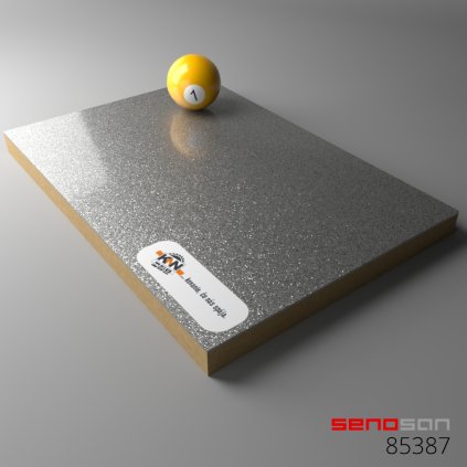 SENOSAN - MDF - 85385 LESK - jednostranne - Šedá metalíza - 2800 x 1300 x 19,1 mm