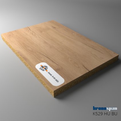 KRONOSPAN - DTDL - K529 HU - Gold Hudson Oak - 2800 x 2070 x 18 mm