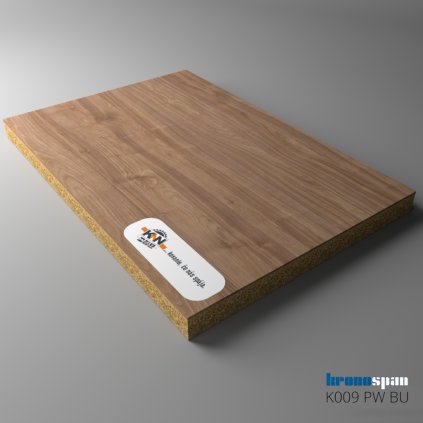 KRONOSPAN - DTDL - K009 PW - Dark Select Walnut - 2800 x 2070 x 18 mm