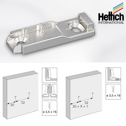 Hettich - SENSYS podložka lineárna