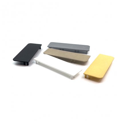 Bezúchytkový systém - VELLO - Záslepka k profilu C plná (Variant Farba Sivá)