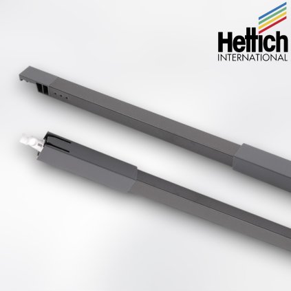 Hettich - ATIRA reling vnútornej zásuvky antracit L+P