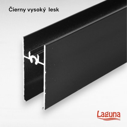 LAGUNA - Rámový profil RAMA, čierna lesklá (8836)