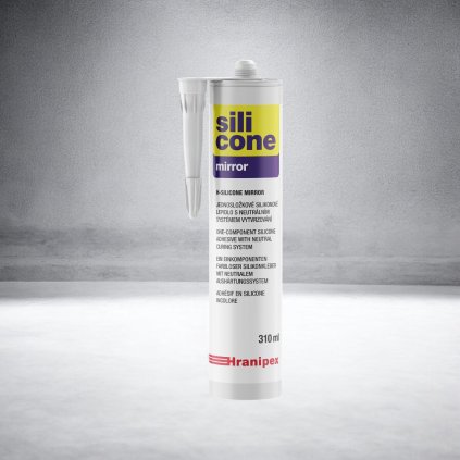 H-Silicone mirror, transparentný neutrálny silikón na lepenie zrkadla a skla