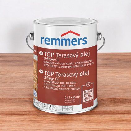REMMERS TOP terasový olej 2,5L (Variant Farba TEAK)