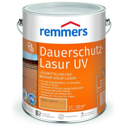 REMMERS UV + Lazura - dekoratívna lazúra na drevo, 5L, orech