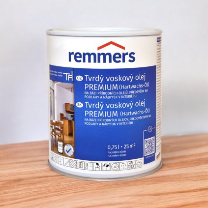 REMMERS - Tvrdý voskový olej PREMIUM, 0,75ml FARBLOS