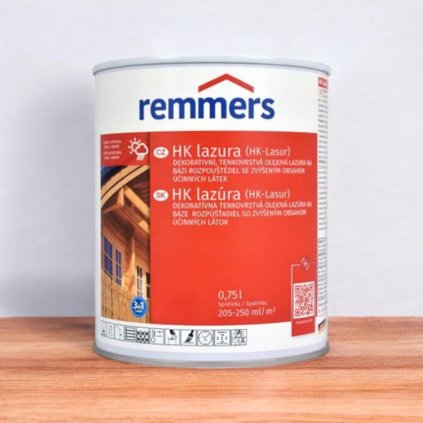REMMERS HK + Lazura - ochranná lazúra na drevo,  0,75L