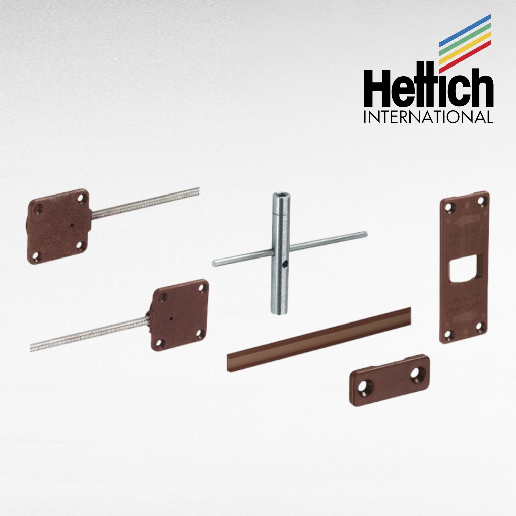 Hettich - Vyrovnávacie kovanie na posuvné dvere