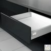 MBOX-A/83 mm sivý, výsuv s tlmením 40 kg (Variant Dľžka 450 mm)