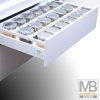 MBOX-B/146 mm biely, výsuv s tlmením 40 kg