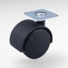 Koliesko nábytkové otočné, 50mm, s platničkou