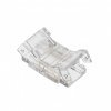 LED Doplnky - Konektor pre 8 mm COB pásky, Transparent