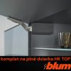 BLUM - AVENTOS HK TOP -  KOMPLET SET - sada - sivá tmavá - na plné dvere (VAR ROZTEC 22K2700)