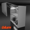 BLUM - AVENTOS -  HF TOP - KOMPLET SET - HF25 - sada biela - plné dvere + plné dvere (VAR ROZTEC HF25/RAMENO35)