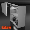 BLUM - AVENTOS -  HF TOP - KOMPLET SET - HF28 - sada biela - plné dvere + plné dvere (VAR ROZTEC HF28/RAMENO32)