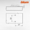 BLUM uhlový klin H3 +5° pre skrutkovaciu verziu - 171A5040