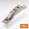 BLUM - CLIP top 110° - Záves na sklo s pružinou - CRISTALLO - 71T4500C