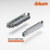 BLUM - MOVENTO - vodiace lišty ľavé/ pravé - dĺžka 450 mm - 40 kg - 760H4500S