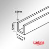 LAGUNA - C profil 10, hliník (Variant Dľžka 2000 mm)
