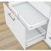 BLUM úchytka + unášač vnútornej zásuvky biela - ZIF.80M5
