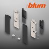 BLUM - LEGRABOX -  súprava predný diel -  výška C - s relingom - čierna - ZI7.3CS0
