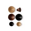 Úchytka - Viefe CONIC knopok, D29 mm (Variant Farba Dub čierno lakovaný)