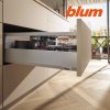 BLUM - MERIVOBOX - sada výška E-reling - BLUMOTION TIP-ON - 40kg -  MD500 - sivá