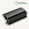 SEVROLL - Madlo FOX 2,7m - 10mm Čierna brúsená