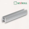 SEVROLL - H profil H10 3m strieborná