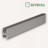 SEVROLL - rám vodorovný horný Simple/Blue - strieborný
